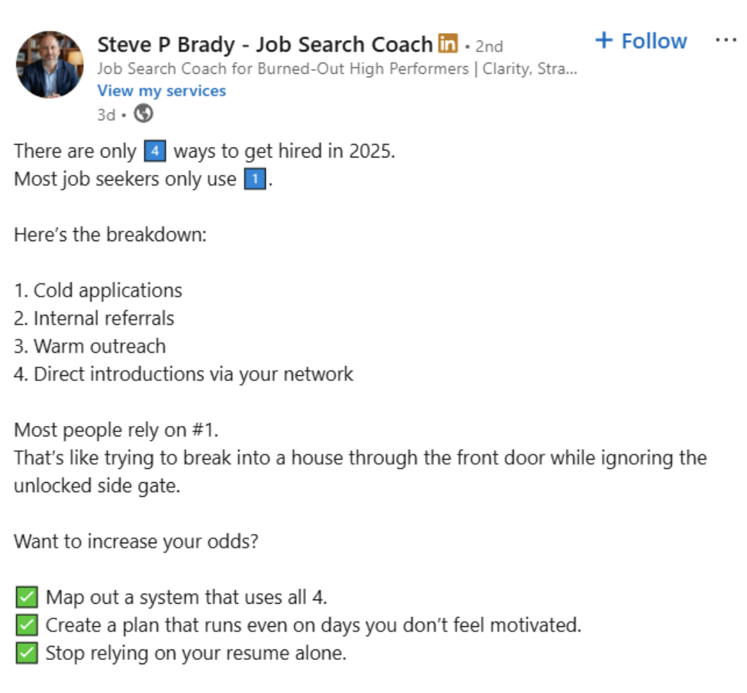 Example of using the STAR method to structure interview responses