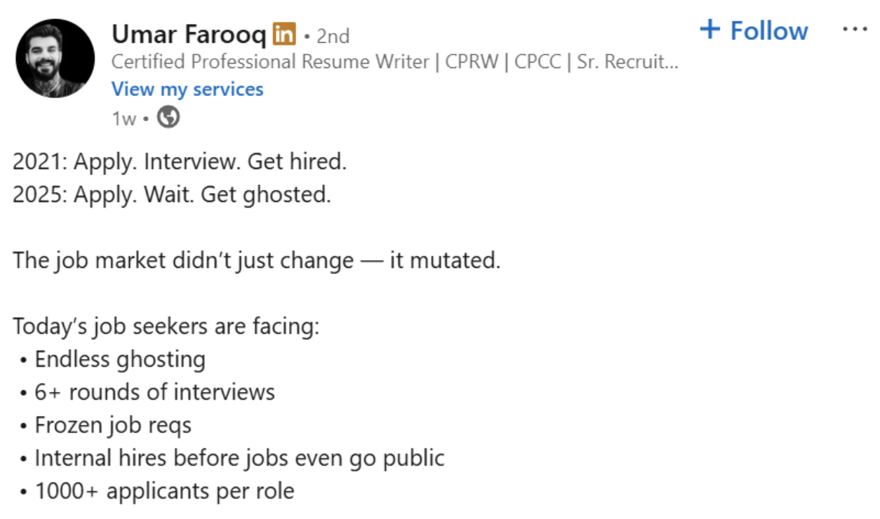 Umar Farook, a certified professional resume writer